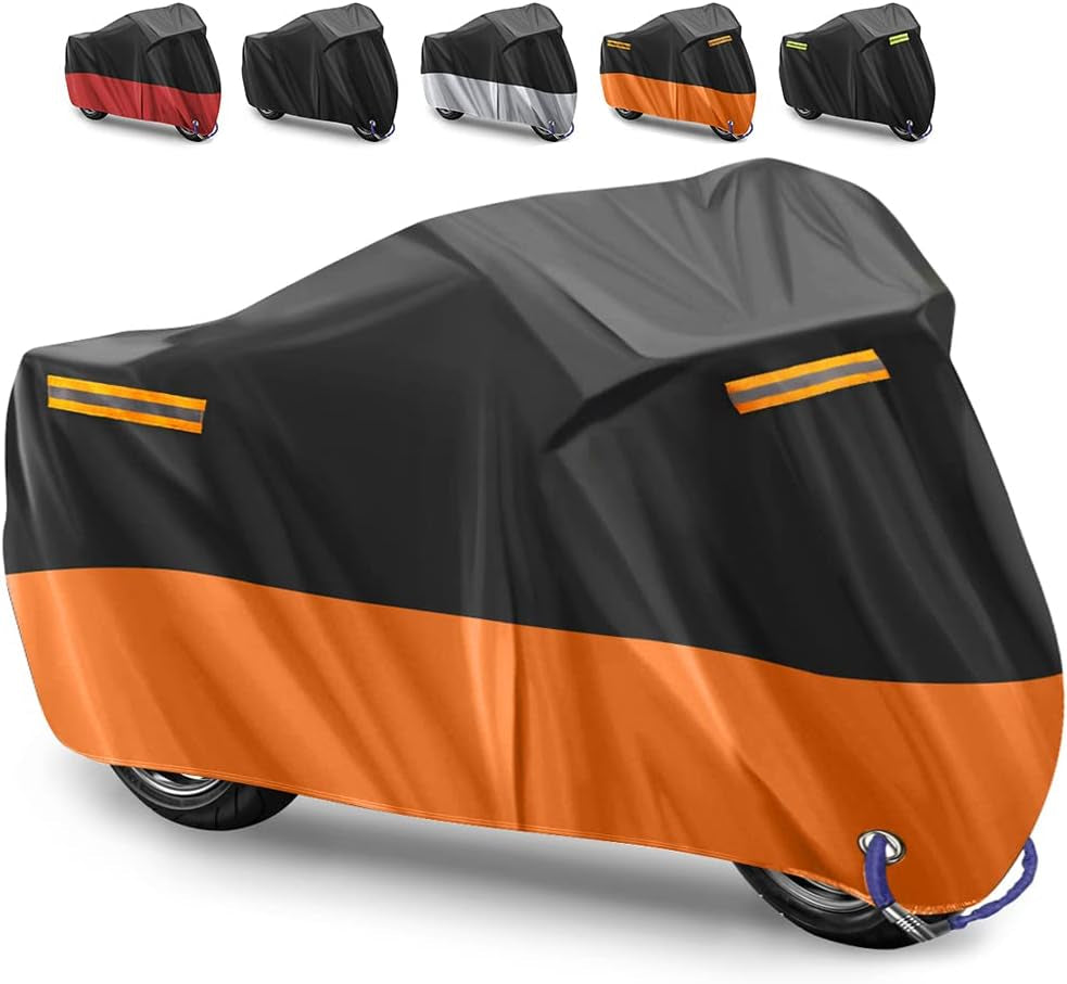 Full Size Scratch & Water Proof CD 70/ 100/ 125 cc Bike COVER Anti Scratch Waterproof & Dust Proof Top