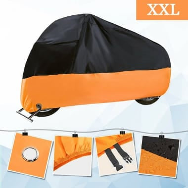 Full Size Scratch & Water Proof CD 70/ 100/ 125 cc Bike COVER Anti Scratch Waterproof & Dust Proof Top