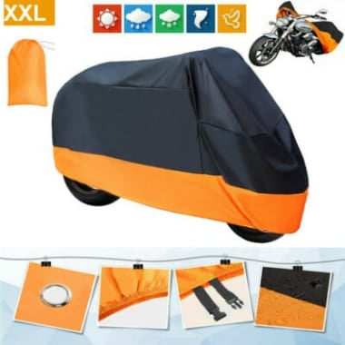 Full Size Scratch & Water Proof CD 70/ 100/ 125 cc Bike COVER Anti Scratch Waterproof & Dust Proof Top