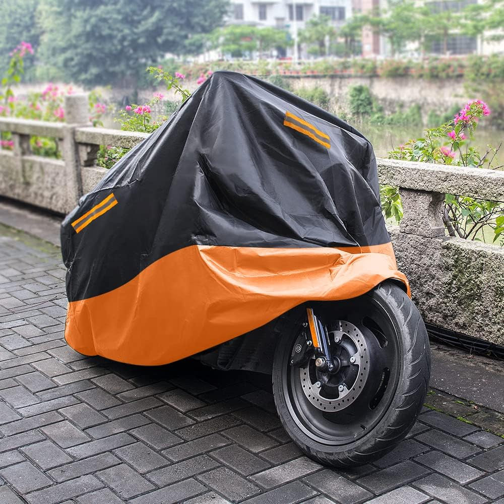Full Size Scratch & Water Proof CD 70/ 100/ 125 cc Bike COVER Anti Scratch Waterproof & Dust Proof Top