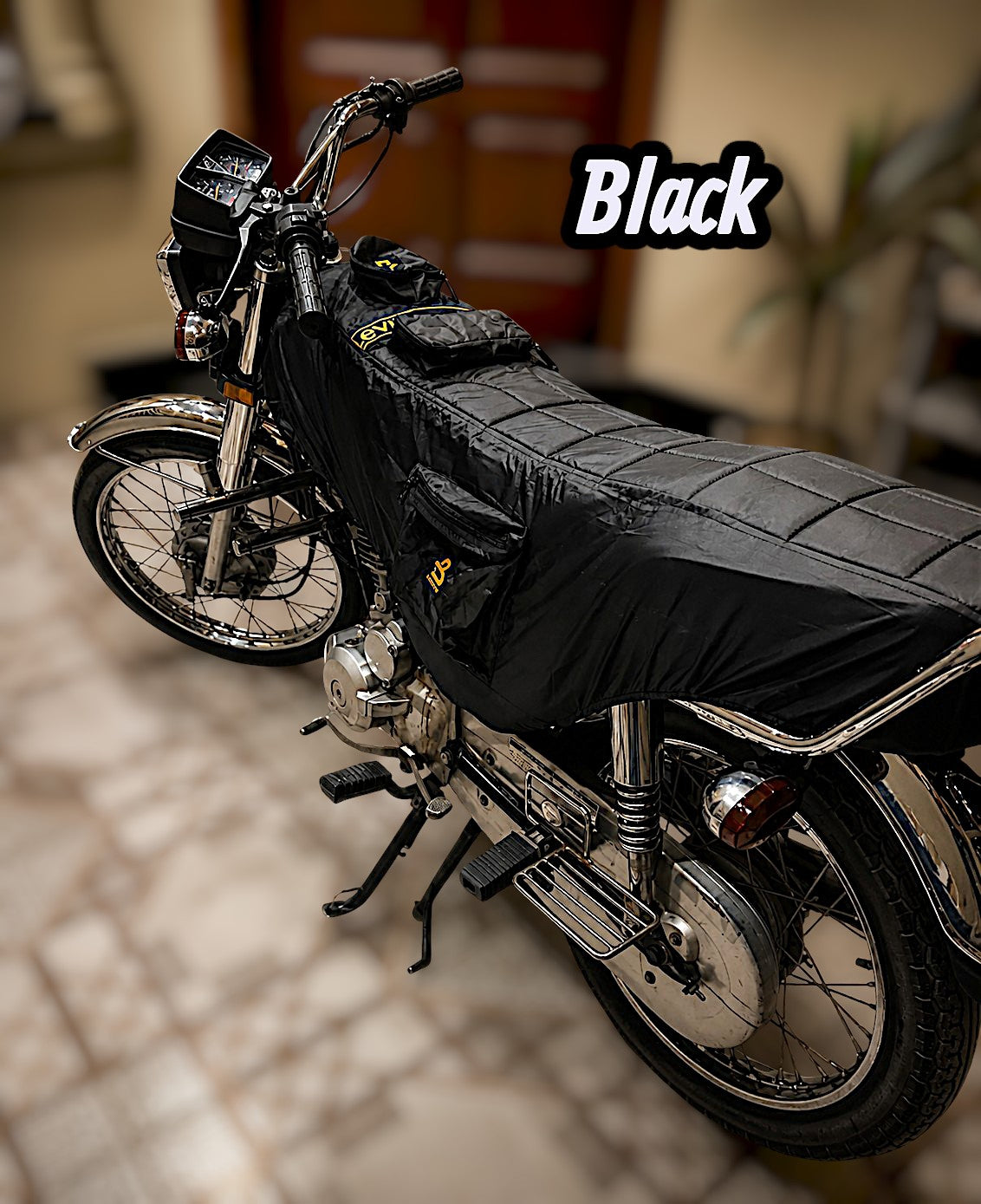 Best quality bike seat cover for 70/125 And Pridor 100cc with 12 mm soft foam