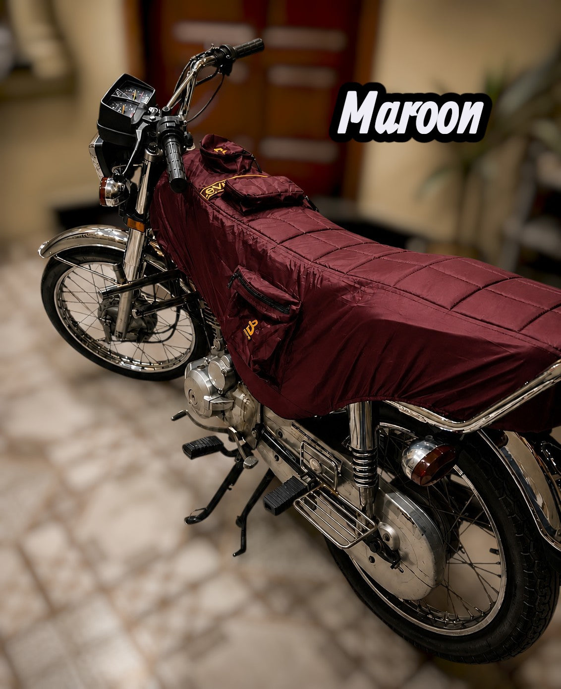 Best quality bike seat cover for 70/125 And Pridor 100cc with 12 mm soft foam